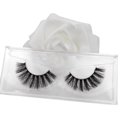 1 Pair Women Faux Mink Eyelashes Natural Long 3D Handmade Makeup False Thick Lashes Beauty Supplies