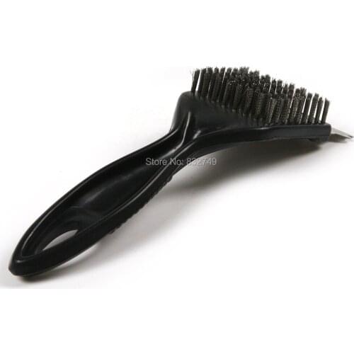 1PCS Summer Stainless Steel BBQ Cleaning Brush Churrasco Grill Barbecue Grill Cleaner bbq Accessories Cooking Tools