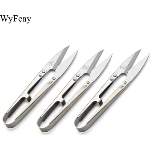 1Pcs Stainless Steel Cutting Sewing Scissors Shears Cross Stitch Embroidery Tailors Thread Scissors for Fabric Supplies Tools