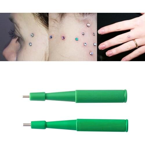 1pc Disposable Professional Biopsy Dermal Puncher for Skin Piercing Body Jewelry Tool Easy Use Sterilized Dermal Anchor Punch