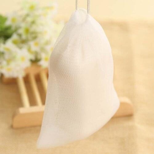 10pcs Soap Mesh Soap Foaming Net Bubble Mesh Bag Skin Clean Tool AUG889