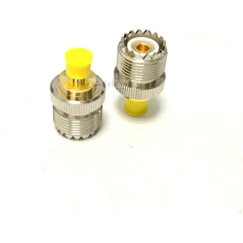 2 pcs RF coaxial coax adapter SMA female to UHF female SO-239 SO239 Connector