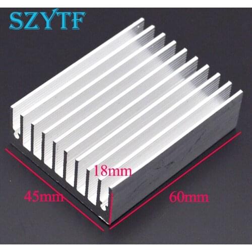 5 pcs Heat sink 60 * 45 * 18MM (silver) high-quality radiator