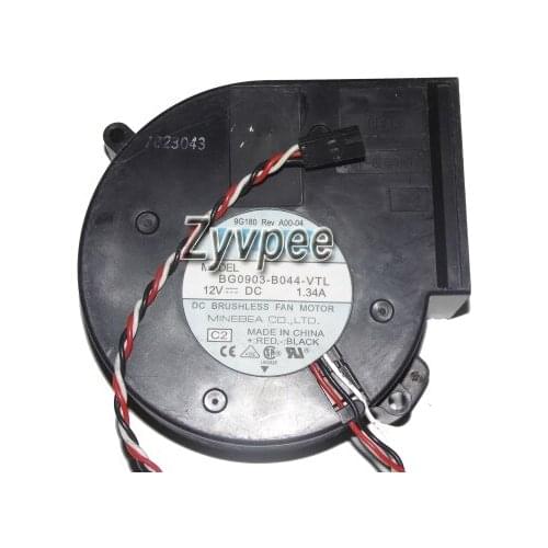 97x33mm BG0903-B044-VTL 12V 1.34A 3Wires 9G180 DC Blower Fan