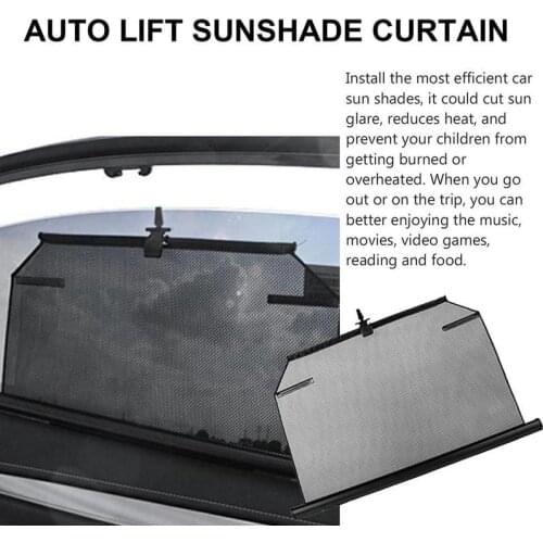 Universal Car Sun Shade Dust UV Protection Auto Side Sunshade Mesh Covers Curtain Cover Mosquito Summer Front Window Access P9B1