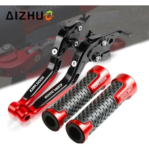 For Honda CBR500R Motorcycle Grip CBR500R Brake Clutch Levers CBR 500 R 2013 2014 2015 2016 2017 2018 Handle Grips End Handlebar