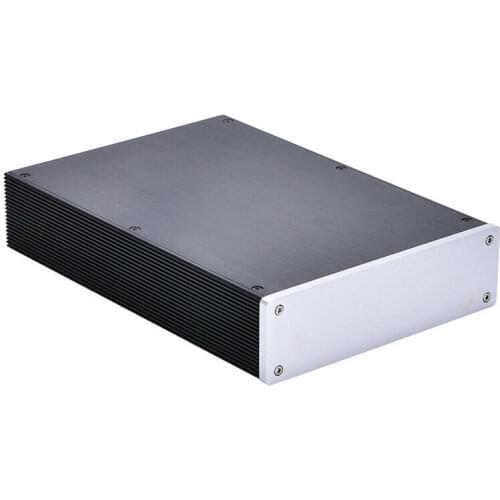 GZLOZONE DIY Full Aluminum Enclosure Case Preamp Amp Chassis Box 215*62*308mm L14-33