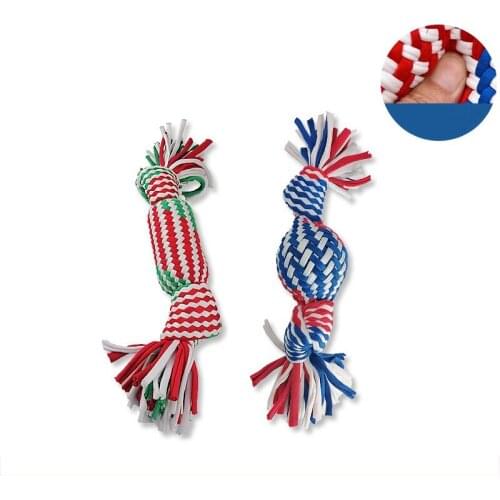 Simulative Sugar Teeth Bite-Resistant Toys Pet Dog Chew Toys For Dog Teeth Cleaning Puppy Cotton Rope
