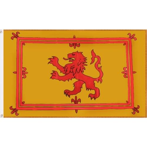 JiaHao 100% Polyester High Quality Wholesale Stock 3x5ft Scottish Lion Flag