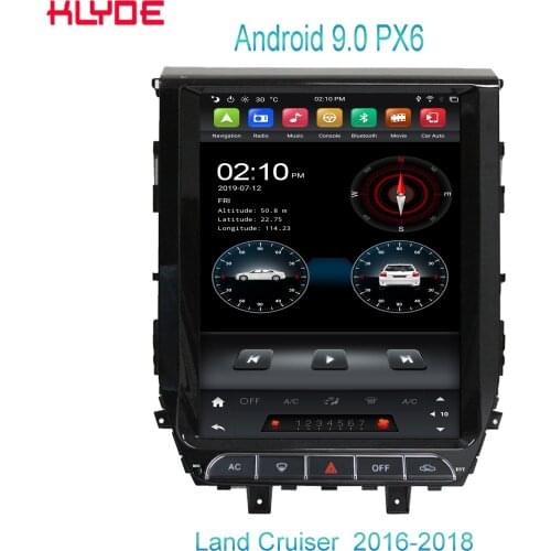 KD-12101 High Quality 1920*1080 IPS screen PX6 4g Ram/32g Rom 1083 Car Dvd Player tesla for Land Cruiser 2016-2018