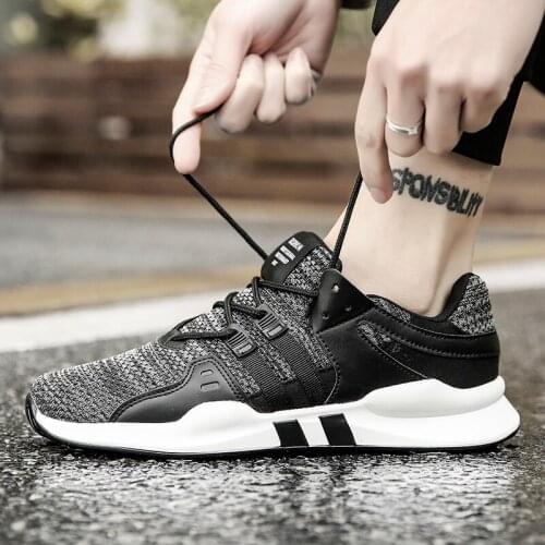 Masorini Summer Popular Mesh Sneakers Casual Breathable Shoes Men Adult Lace-Up Hard-Wearing Comfort Fashion Footwear WW-279