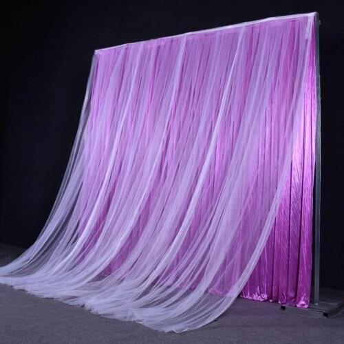 Ice Silk Chiffon Wedding Backdrops Panels Hanging Curtains Party Backdrop Wedding Decoration Drape Big Events Background Cloth