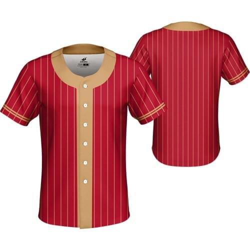 2019 New Design Mens Baseball Shirts Camisetas Beisbol Breathable Baseball Team Shirt Custom Sublimation White Baseball Jerseys