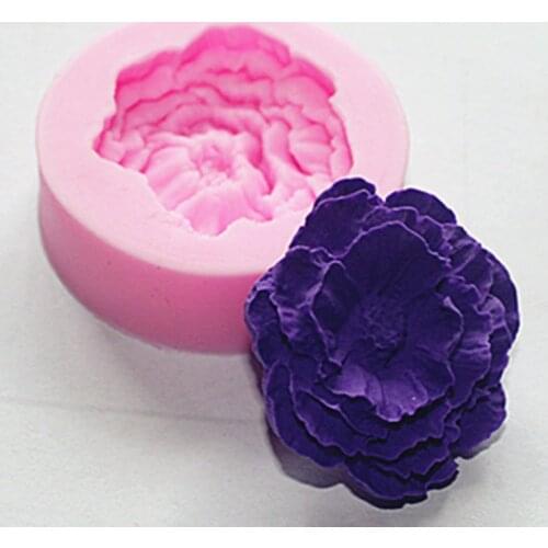 New Big flower silicone fondant cake molds soap chocolate mould for the kitchen baking Sugarcraft FM061
