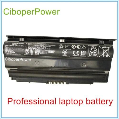 Original quality 14.4V 5200mAh Laptop Battery For G75 G75V G75VM G75VW 3D G75VX
