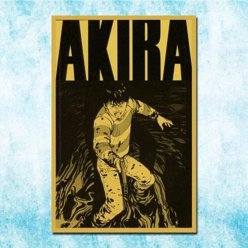 Japanese Anime Movie Akira Poster Art Silk Canvas Retro Print For Home Room Decor-018