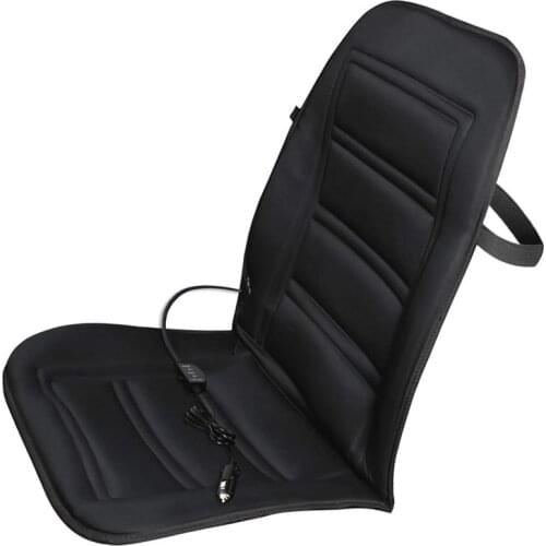 Heated Car Seat Cushion - Auto Seat Cover Warmer Auto Headed With Lumbar Support -Ice Cold Winter Weather Protector Heater Tempe