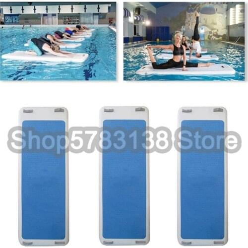 Popular Inflatable Floating Mat On Sale 2*0.9*0.1m Water Gym Floor Sport Mattress DWF Airtrack Water Yoga Mat Low Price