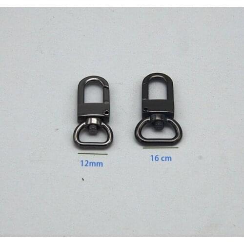 Gunmetal Lobster Swivel Clasps Clips - 100 pcs - 0.5 inch D-head inside wide 100pcs/lot