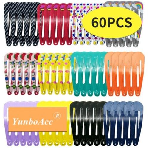 Mix Color Dif Prints Rainbow Flower Fruit Hairgrip Hair Clip Snap Hair Clips for Children Girls Hair Accessories Women,JXN002