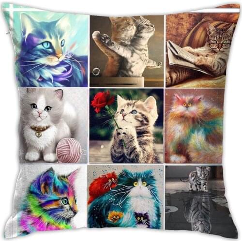 Kawaii Cat Sofa Plush Pillow Cushion Kids Children Toy Cat Home Decoartion Girl Gift