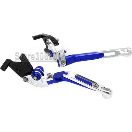 For SUZUKI AN-250/AN-400/UH-125/UH-150/UH-200 BURGMAN Motorcycle Folding Extendable Adjustable Brakes Clutch Levers With LOGO
