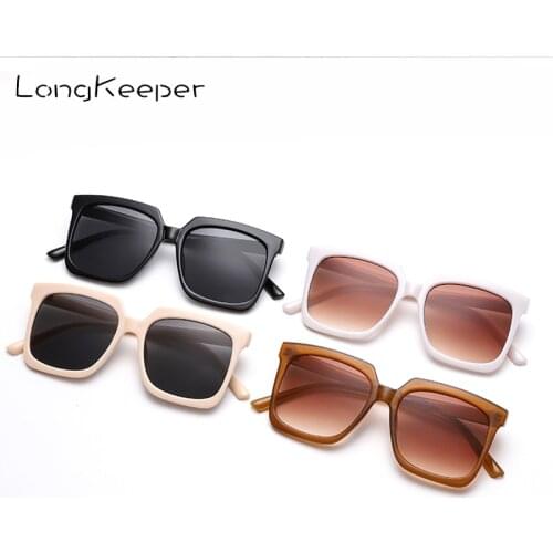 Brand Designer Vintage Cat Eye Sunglasses Female Trendy Big Frame Glasses Personality Womens Sun Glasses Gradient Eyewear UV400