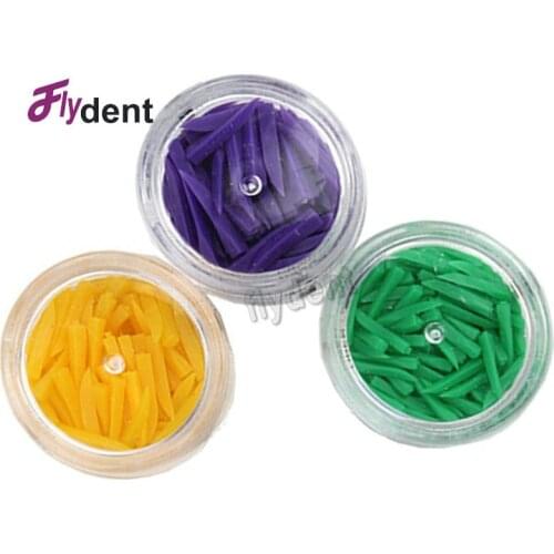 Dental Disposable Wedges Plastic 3 Colors 300 Pcs dental lab equipment