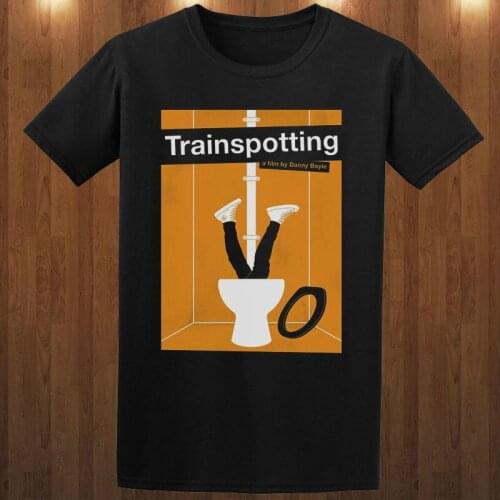 Funny Black Comedy Film Trainspotting T-Shirt. Summer Cotton O-Neck Short Sleeve Mens T Shirt New Size S-3XL