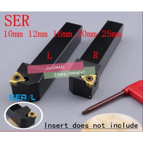 1PCS SER1010H11 SEL1616H16 SER1212H16 SER1616H16 SER2020K16 SER2525M16 CNC External thread Turning tool rod Free shipping