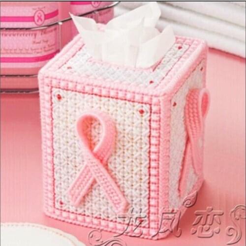 12x12x14cm Carton tape storage tissue box embroidery kit DIY handmade craft set Crocheting knitting needlework supplies
