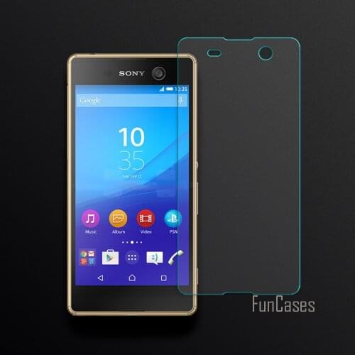 2.5D Curved Edge Screen For Sony Xperia M5 E5603 E5606 E5653 Tempered Glass For Sony M5 Screen Protector Film Anti-Scratch 0.26