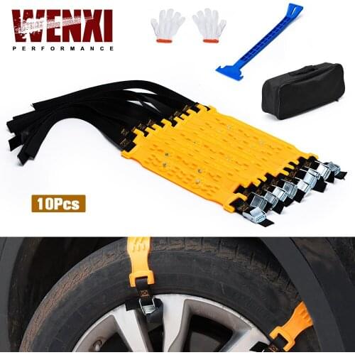 2 Pieces Car Winter Tire Wheels Snow Chains Snow Tire Anti-skid Chains Wheel Tyre Cable Belt Winter Outdoor Emergency Chain