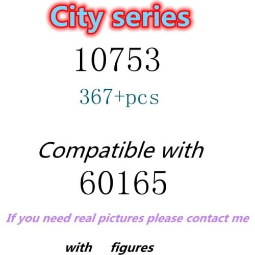 367pcs 10753 Building Block Toy City Series 60165 Assembled Building Block Childrens Toy Gifts