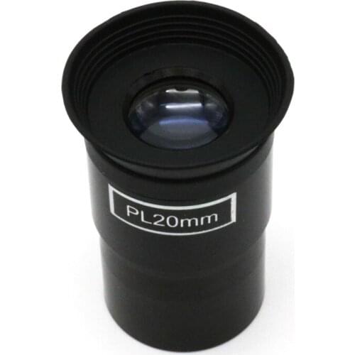 Fast shipping 20mm Plossl Eyepiece Fully Coated Film Astronomical Telescope Ocular Metal for Astronomy Monocular Lens 1.25"