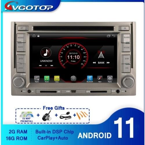 AVGOTOP Android 10 WINCE Bluetooth GPS Car Radio DVD Player for HYUNDAI H1 2G 16G MP3 MP4 Vehicle Multimedia