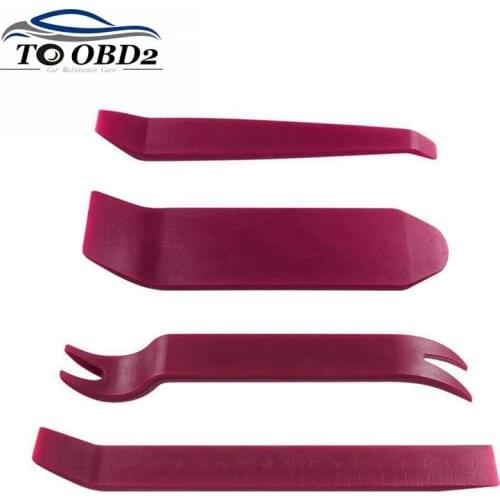 Auto Removal Tool Disassembled plastic and metal 4 &10pcs Refit Audio Portable Pry Installer Car DVR Player Trim Panel Dashboard