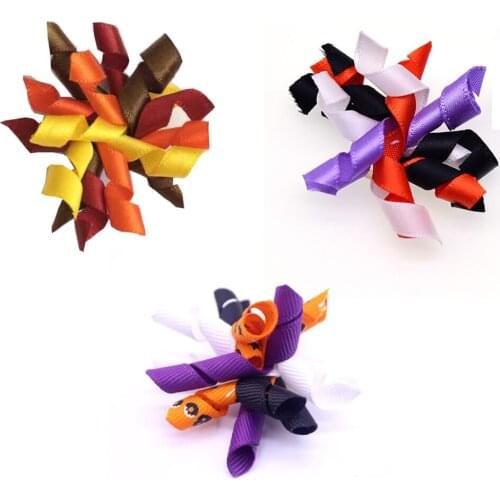 100pcs Letter Volumes bows Pet Holiday Grooming Products Handmade Dog Halloween Accessories Thanksgiving Pet Supplies