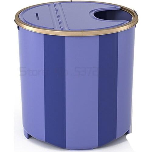 Household bath tub bath tub foldable round raised bath tub baby swimming bath tub