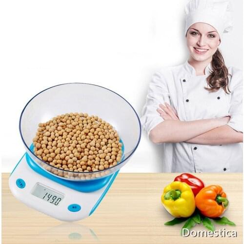 Household Kitchen Electronic Food Scale 5KG 3KG/1G Portable Digital Scale LED Electronic Scales Measuring Weight Kitchen Tools