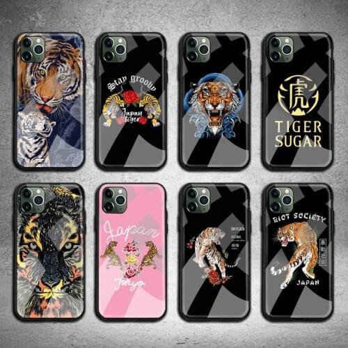 Richmond finch japan tiger Phone Case Tempered Glass For iPhone 12 11 Pro Max Mini XR XS MAX 8 X 7 6S 6 Plus SE 2020 cover