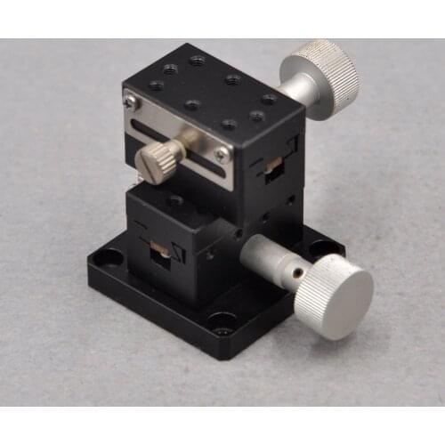 XY-axis two-dimensional 25*42mm optical manual high-precision fine-tuning cross-movement slide two-way displacement table