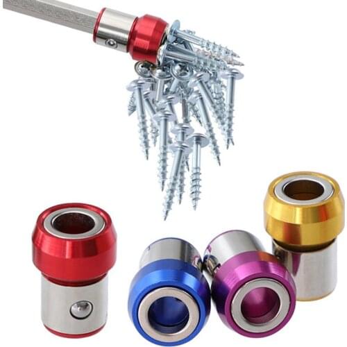 Electric Metal Magnetic Ring Screws Pick-up Tool for 1/4 Inch 6.35mm Screwdriver Bit