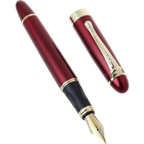 Jinhao X450 Luxury Mens Fountain Pen Business Student 0.5mm Extra Fine Nib Transparent Calligraphy Office Supply Writing Tools
