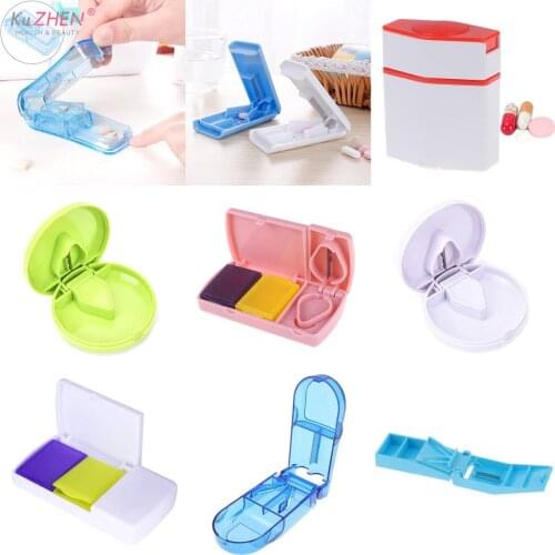 Mini Portable Pill Storage Splitters Medicine Boxes Travel Home Medical Drugs Tablet Empty Container Holder Cases
