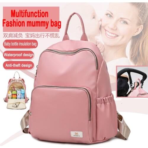 Fashion Mummy Maternity Nappy Bag Multifunction Baby Diaper Bag Organizer For Mom Backpack Baby Travel Stroller Changing Bags