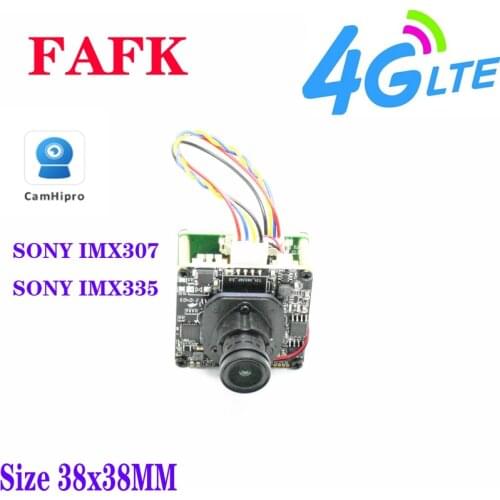 Mini 3G 4G camera module 2MP 5MP SONY IMX307 IMX335 starlight low-light onvif p2p audio camera module mobile phone APP camhi