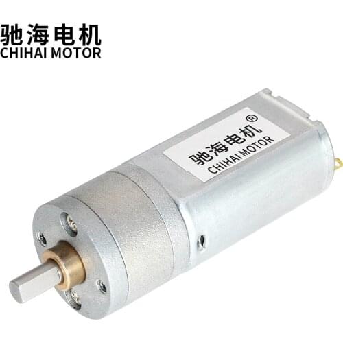 ChiHai Motor 20mm High Torque Low Voltage DC 6V 12v DC Gear Motor 180 Motor With Spur Gearbox For BEAUTY_HAIR