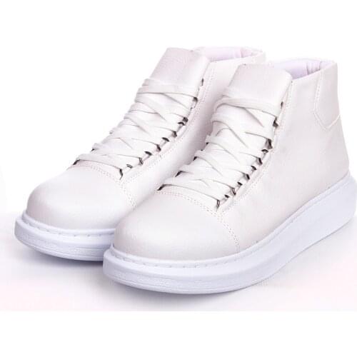 YTHG Mens and Womens Shoes White Spring Autumn Seasons Non Leather Lace Up Comfortable Ankle Gentlemen Fashion Unisex Sneakers Sport Lightweight Odorless Breathable Warm Boots Wedding Orthopedic Walking