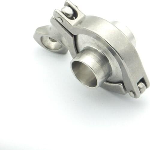 304 Stainless Steel Sanitary Pipe Fitting Set 25mm Pipe OD Sanitary 1.5" Tri Clamp Weld Ferrule + Tri Clamp + Silicon Gasket